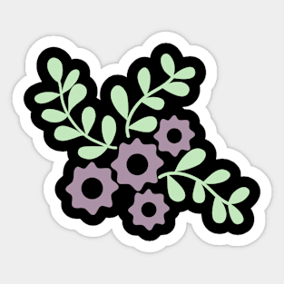 Floral Sticker